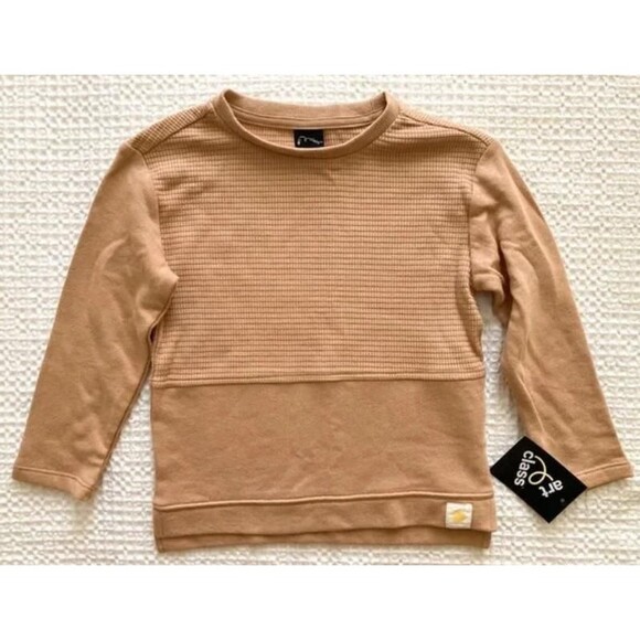 Art Class Other - NEW NWT Choose Sz Boys Casual Wear Long Sleeve Light Brown Shirt ART CLASS